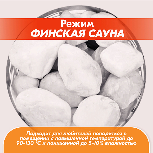 06 Каменка Vita 9 кВт Хром 2000х2000