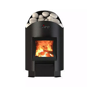 Печь банная Grill'D (Гриллд) Aurora Mini Short (дверца со стеклом)