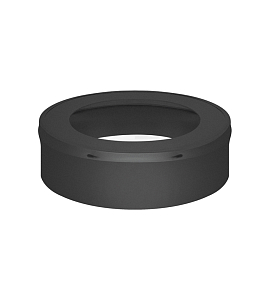 Заглушка Везувий BLACK глухая (AISI 430/0,5мм) д.120х200