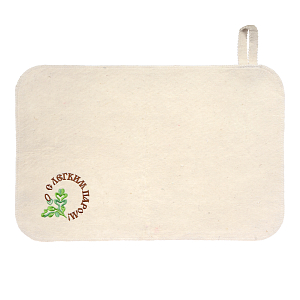 Коврик для сауны 49,5х33 см "С легким паром" "Банные штучки", войлок 