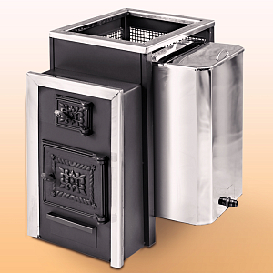 Печь банная Радуга ПБ-21Б (под навесной бак 50л) УК 8мм