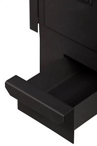 Отопительная печь PECHITEPLOV (черный) 50м3 3 кВт, варочная печь, печи отопительные для дачи и гаража