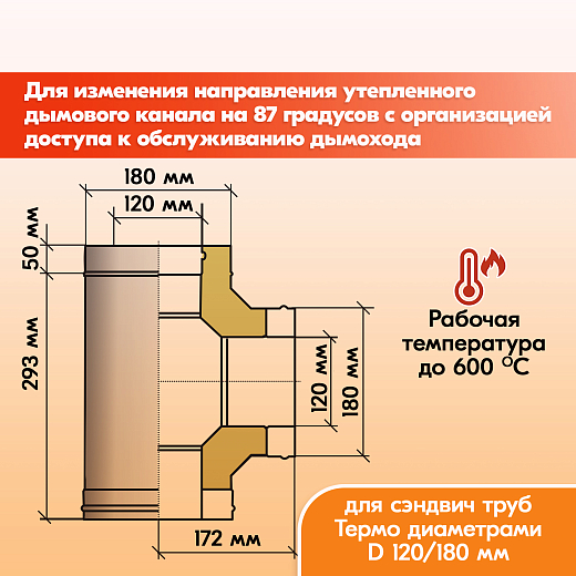 02 Тройник Термо 87_ ТРТ-Р 430-0.5_Оц.-0.5 D120_180