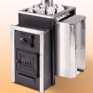 Печь банная Радуга ПБ-21Б (под навесной бак 50л) УК 8мм