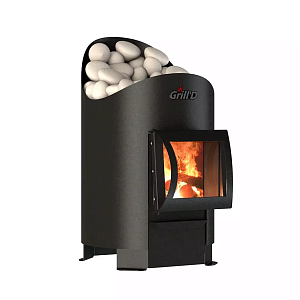 Печь банная Grill'D (Гриллд) Aurora Mini Short (дверца со стеклом)