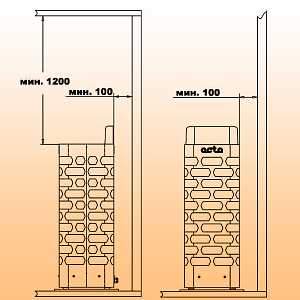 Электрическая каменка СТЭН ЭКМ 6 Octa gray 